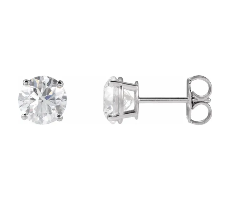 14K White Gold 1ctw Diamond Studs
